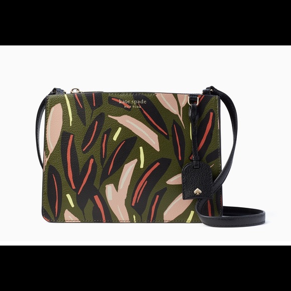 New Kate Spade Feather Crossbody w/Small Wallet - Picture 5 of 12